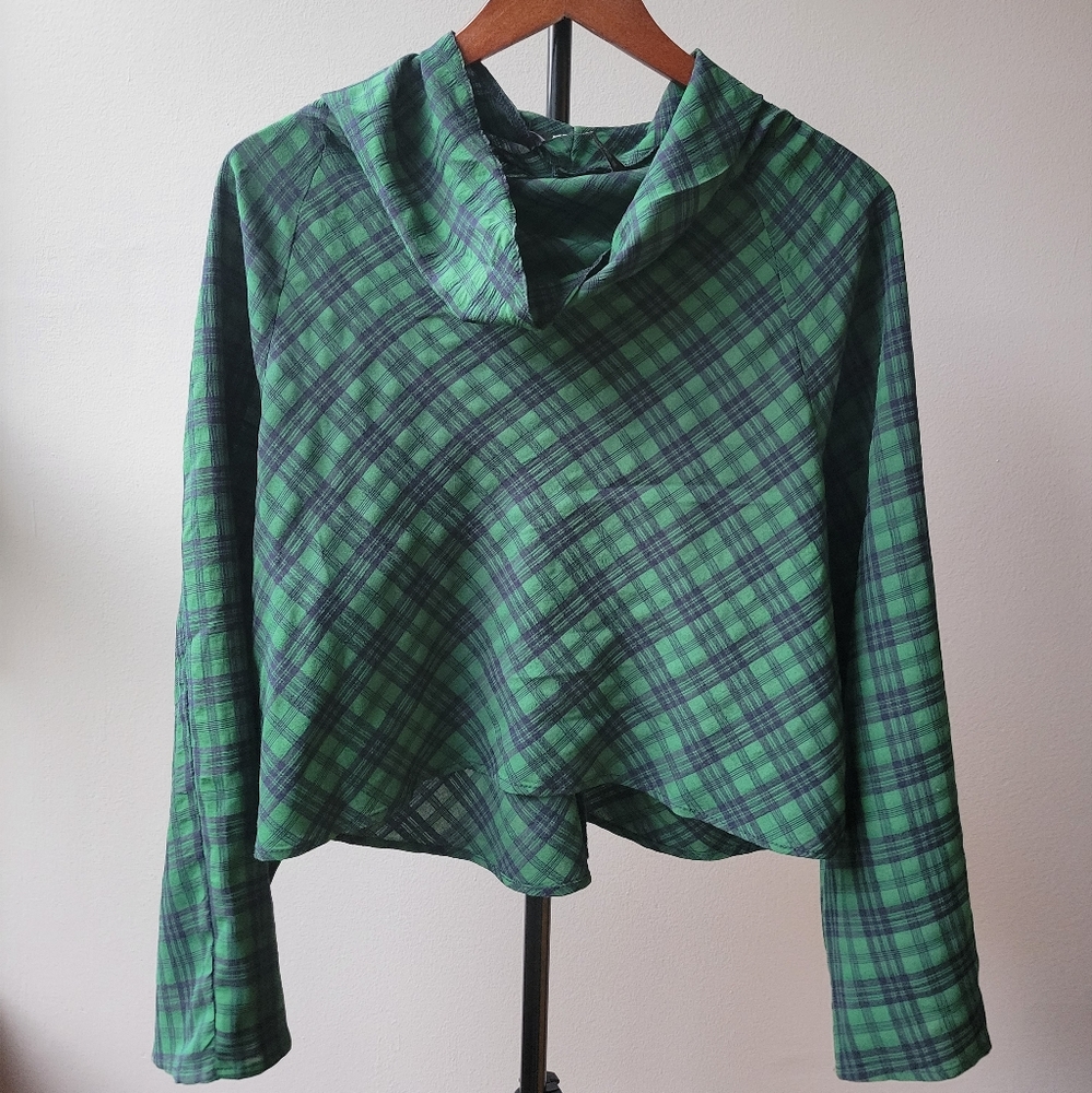 Zara Green Print Top